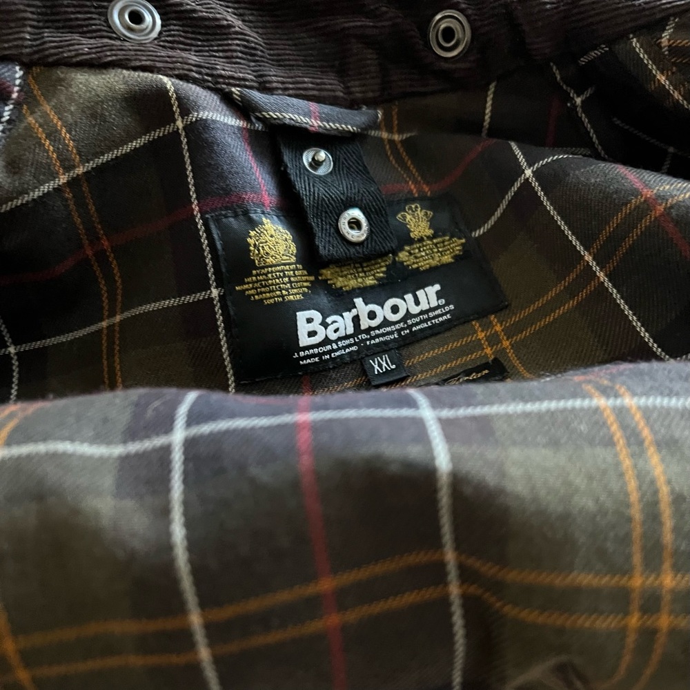 Boys Barbour Waxed Jacket XXL